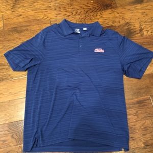 Cutter & Buck Ole Miss Gameday Blue Polo XL